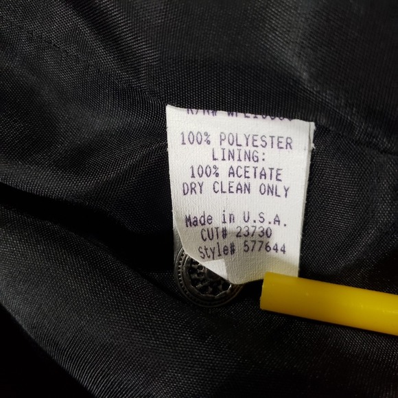 Wah Maker Vest MENS XL Striped Frontier Western Cowboy Waistcoat Vest VINTAGE - Picture 8 of 8